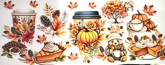 Fall - Leaves  & Bear