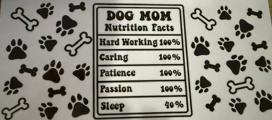 Animals -  Dog Mom Nutrition Facts